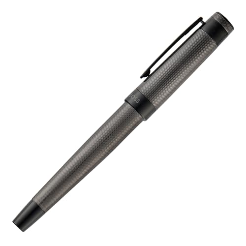 BOSS HUGO Eclat Schreibgeräte-Serie HSY5984 – Edles Schreibgerät aus Messing – Hochwertiges Schreibgerät mit Metallgehäuse & Geschenkbox (Füllfederhalter, Metallisch) von BOSS