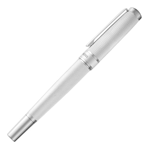 BOSS HUGO Totem Füllfederhalter – Schreibgerät mit Edelstahlfeder aus Messing und mattiertin Geschenkbox (HSY5762) (S... von BOSS