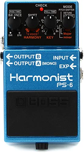 BOSS PS-6 Harmonist Pedal, Schwarz/Blau von BOSS
