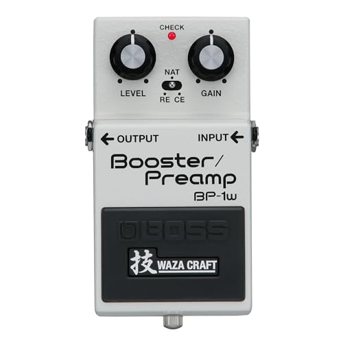 BOSS BP-1W Booster/Preamp, Premium Waza Craft Gitarren-Effektpedal mit analoger Schaltung, Vintage-Sounds aus dem BOSS CE-1 Chorus Ensemble & Roland RE-201 Space Echo, Standard- & Vintage-Buffer BOSS BP-1W Booster/Preamp, Premium Waza Craft Gitarren-Effektpedal mit analoger Schaltung, Vintage-Sounds aus dem BOSS CE-1 Chorus Ensemble & Roland RE-201 Space Echo, Standard- & Vintage-Buffer von BOSS