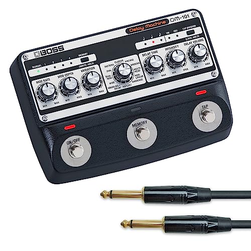 Boss DM-101 Delay Machine Analoges Effektgerät Pedal für Gitarre + keepdrum Klinkenkabel Boss DM-101 Delay Machine Analoges Effektgerät Pedal für Gitarre + keepdrum Klinkenkabel von BOSS