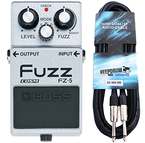 Boss FZ-5 Fuzz-Pedal Effektgerät + keepdrum Klinkenkabel 3m Boss FZ-5 Fuzz-Pedal Effektgerät + keepdrum Klinkenkabel 3m von Boss Guitar Equipment