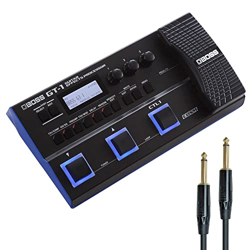 Boss GT-1 mobiles Multi-Effektgerät für Gitarre + keepdrum Klinkenkabel Boss GT-1 mobiles Multi-Effektgerät für Gitarre + keepdrum Klinkenkabel von BOSS