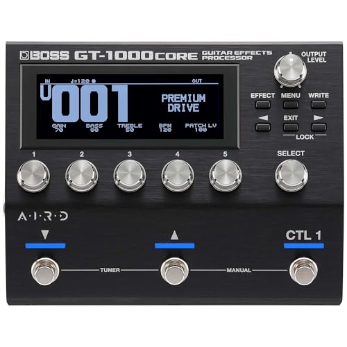 BOSS GT-1000CORE | Kompakter Gitarren-Effektprozessor | Erstklassige Soundqualität | Extrem vielseitige Gitarrenverstärker auf AIRD-Basis | Hochwertige interne Effekte | Bluetooth | I/O-Funktionen BOSS GT-1000CORE | Kompakter Gitarren-Effektprozessor | Erstklassige Soundqualität | Extrem vielseitige Gitarrenverstärker auf AIRD-Basis | Hochwertige interne Effekte | Bluetooth | I/O-Funktionen von BOSS