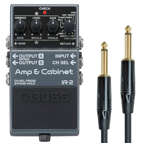 Boss IR-2 Amp & Cabinet Modeler und Boxensimulation mit keepdrum Klinkenkabel Boss IR-2 Amp & Cabinet Modeler und Boxensimulation mit keepdrum Klinkenkabel von BOSS