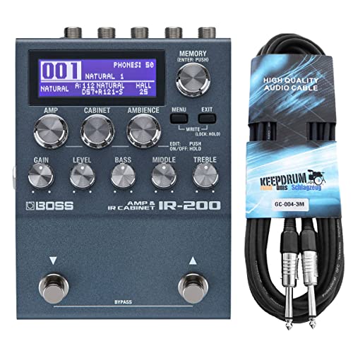 Boss IR-200 Direct Amp IR Loader + keepdrum Klinkenkabel Boss IR-200 Direct Amp IR Loader + keepdrum Klinkenkabel von BOSS