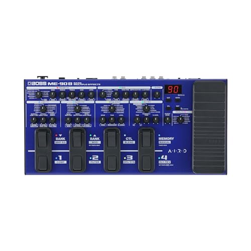 BOSS ME-90B Bass-Multieffekt | All-In-One Bassprozessor | 10 integrierte AIRD Verstärkermodelle | 61 Effekte aus der BOSS Bass-Effektbibliothek von BOSS