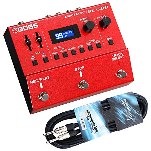 Boss RC-500 Loop Station Looper Pedal + keepdrum Gitarrenkabel 3m Boss RC-500 Loop Station Looper Pedal + keepdrum Gitarrenkabel 3m von BOSS