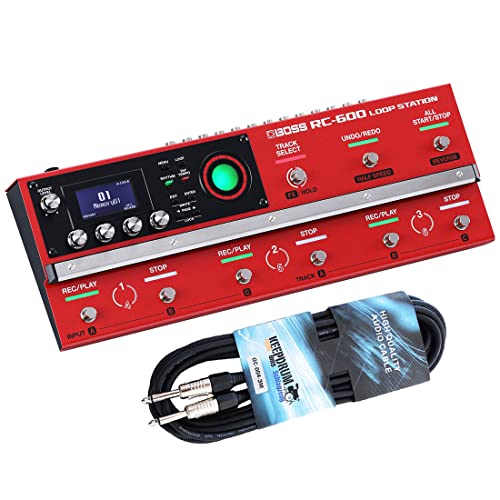 Boss RC-600 Loop-Station Looper Pedal + keepdrum Instrumentenkabel Boss RC-600 Loop-Station Looper Pedal + keepdrum Instrumentenkabel von BOSS
