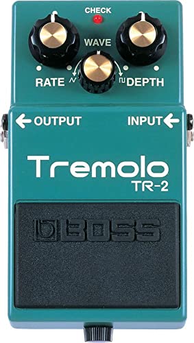 BOSS TR-2 Tremolo Pedal, Vintage-Tremoloeffekte in einem unkomplizierten Kompaktpedal von BOSS