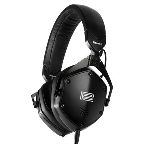 Roland VMH-S100 | Hi-Res Over-Ear-Kopfhörer für die Musikproduktion | Weiter Frequenzgang | Herausragende Signaltrennung | 50 mm Treiber | Komfortabel & robust von Roland