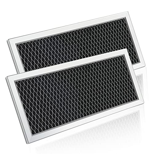 BOTNA JX81H Mikrowellen-Kohlefilter Ersatz für GE WB02X10956 WB02X11544, Samsung Kohlefilter, 4 x 8-5/8 x 3/8 Zoll, 2 Stück von BOTNA