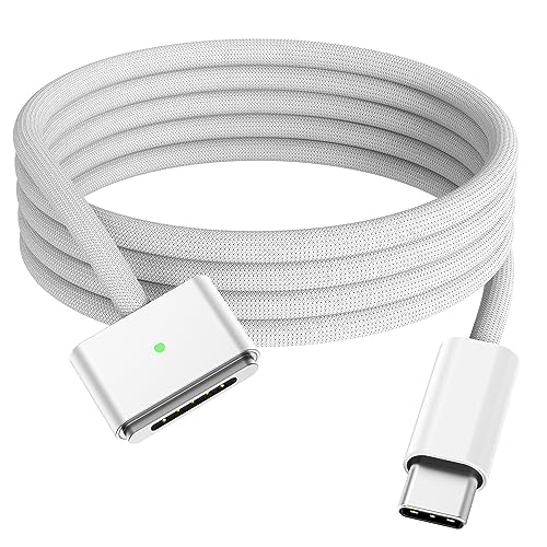 BOUTOP USB C auf Mag-Safe 3 Kabel 140W PD Schnellladen Typ C auf Mag Safe 3 Ladekabel Kompatibel mit MacBook Pro M1 2021/M2 2023(14”/16”),MacBook Air M2 (13''/15”), M3/M3 Pro/M3 Max 2024 (14”/16”) 2M von BOUTOP