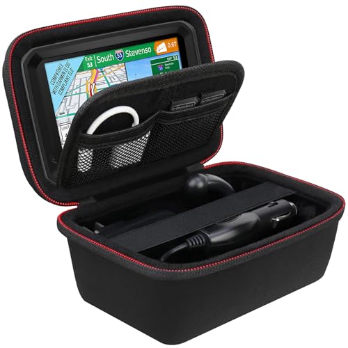 BOVKE GPS Case für 5-5,5" Zoll GPS Navigator Garmin Drive 52/Drive 51/53 DriveSmart 55/dezl OTR500/zumo 396 LMT-S/Garmin z?mo XT GPS Navigationssystem, Mesh Tasche für Zubehör, Schwarz+Schwarz BOVKE GPS Case für 5-5,5" Zoll GPS Navigator Garmin Drive 52/Drive 51/53 DriveSmart 55/dezl OTR500/zumo 396 LMT-S/Garmin z?mo XT GPS Navigationssystem, Mesh Tasche für Zubehör, Schwarz+Schwarz von BOVKE