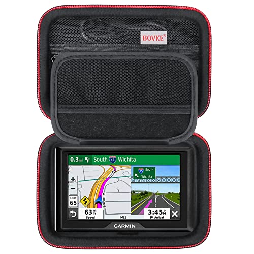 BOVKE Navi Case für 5-5.5 Zoll Tomtom Navigationsgerät GO, Garmin DriveSmart 55/Drive 51/52/53, Garmin zūmo XT/zūmo 396 Navigationsgerät, Extra Platz Platz Auto Ladegerät,USB Kabel, schwarz BOVKE Navi Case für 5-5.5 Zoll Tomtom Navigationsgerät GO, Garmin DriveSmart 55/Drive 51/52/53, Garmin zūmo XT/zūmo 396 Navigationsgerät, Extra Platz Platz Auto Ladegerät,USB Kabel, schwarz von BOVKE
