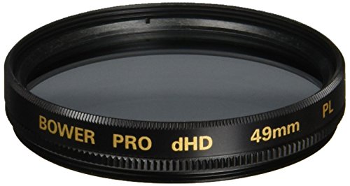 Bower FP49 Pro Digital High Definition Linear Polarisationsfilter, 49 mm, Schwarz von BOWER