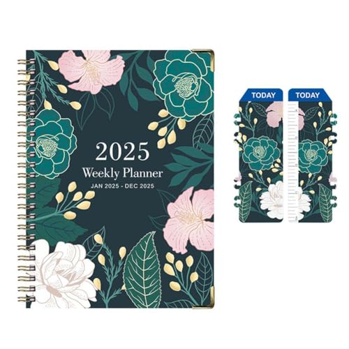 2025 Planer Coil Notebook 2025 Terminbuch A5 Coil Weekly Plan English Book Check-in Sports Notebook von BOWTONG