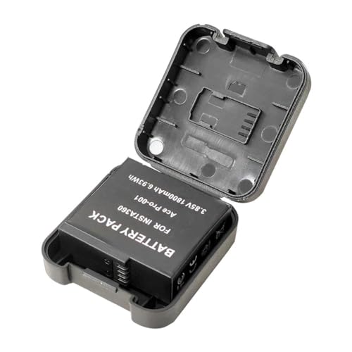 BOWTONG 1800 mAh Backup-Akku mit Aufbewahrungsbox für Insta360 Ace für insta360 Pro von BOWTONG