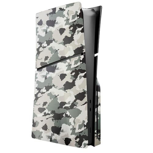 Für PS5 Slim Camouflage Cover Ersatz Camouflage Schutzhülle Konsole Digital Version Ersatz Cover von BOWTONG