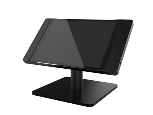 BOX IT Design ProLine iPad Halterung - Tabletständer für iPad 10,2 /iPad Pro 10,5 /iPad Air 3 – iPad Halterung Abschließbar – Tablet Halterung Tisch Aluminium - Hochwertiger iPad Halterung Tisch von BOX IT Design