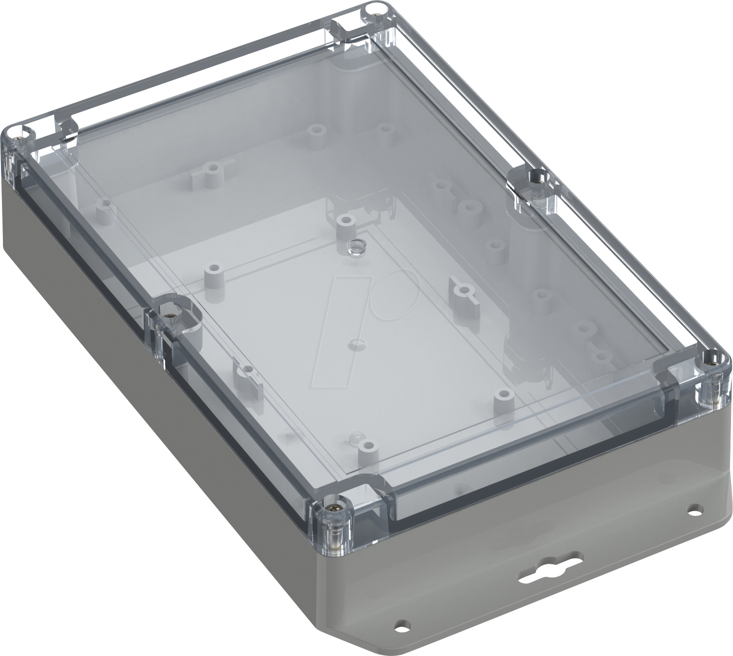 6U07211405737 - Industriegehäuse, 209,7 x 139,8 x 45,1mm, IP65, lichtgrau von BOX4U