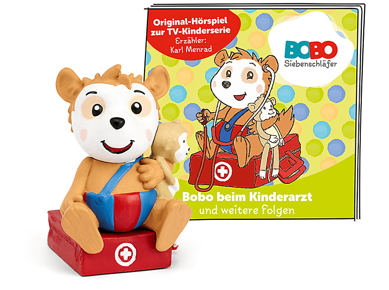 BOXINE Tonie-Hörfigur: Bobo Siebenschläfer - beim Kinderarzt und weitere Folgen Hörfigur von BOXINE