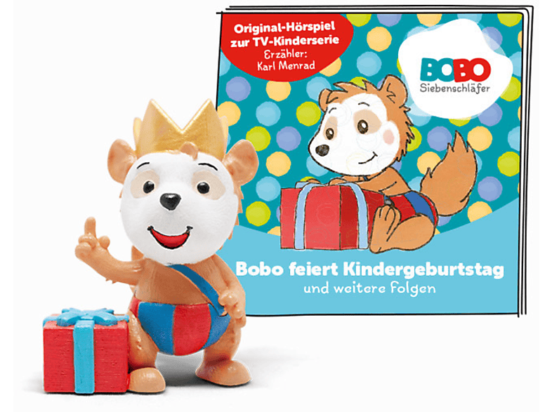 BOXINE Tonie-Hörfigur: Bobo Siebenschläfer - feiert Kindergeburtstag und weitere Folgen Hörfigur von BOXINE