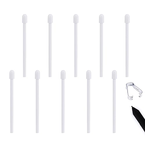 10 Stück Ersatzspitzen Stylus Pen für Remarkable 2, Ersatz der Maker-Stiftspitze mit Installationswerkzeug Stylus-Spitze Malen Schreibzubehör für Remarkable 1&2 Remarkable Maker Plus (Weiß) von BOXOB