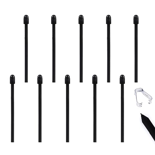 10 Stück Ersatzspitzen Stylus Pen für Remarkable 2, Ersatz der Maker-Stiftspitze mit Installationswerkzeug Stylus-Spitze Malen Schreibzubehör für Remarkable 1&2 Remarkable Maker Plus (Schwarz) von BOXOB