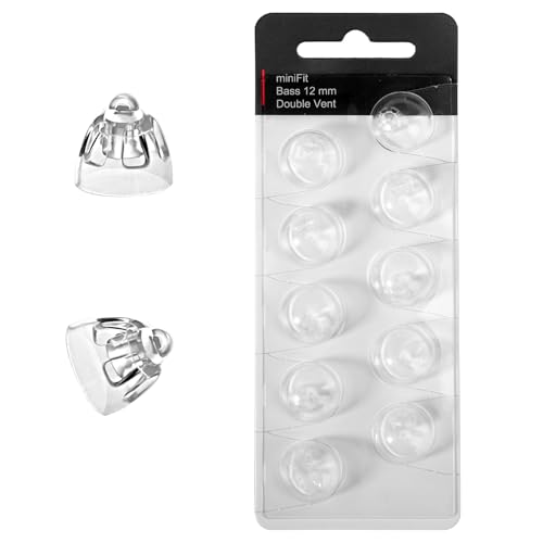 10 Stück Hörgerätekuppeln, 12mm Silikon Ersatz-Ohrstöpsel für Hörgeräte Kompatibel mit Oticon Minifit 10 Stück Hörgerätekuppeln, 12mm Silikon Ersatz-Ohrstöpsel für Hörgeräte Kompatibel mit Oticon Minifit von BOXOB