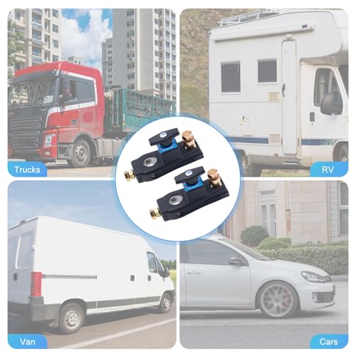 BOXOB 2 Stück Batterietrennschalter, Kill Switches Master mit 4 Abstandshaltern für Auto LKW Wohnmobil 12 V/24 V Abschaltschalter elektrisch zur Batterieisolierung Abschaltung und Diebstahlsicherung BOXOB 2 Stück Batterietrennschalter, Kill Switches Master mit 4 Abstandshaltern für Auto LKW Wohnmobil 12 V/24 V Abschaltschalter elektrisch zur Batterieisolierung Abschaltung und Diebstahlsicherung von BOXOB