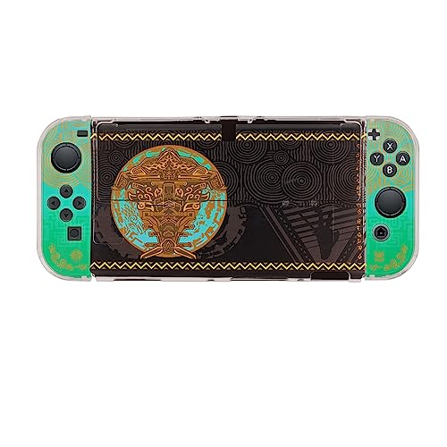 BOXOB Schutzhülle für Switch OLED, Konsolengehäuse und Griffabdeckungen für Switch & Joycon Controller Gehäuse Schutzhülle für Tears of Kingdom, Zelda Switch von BOXOB