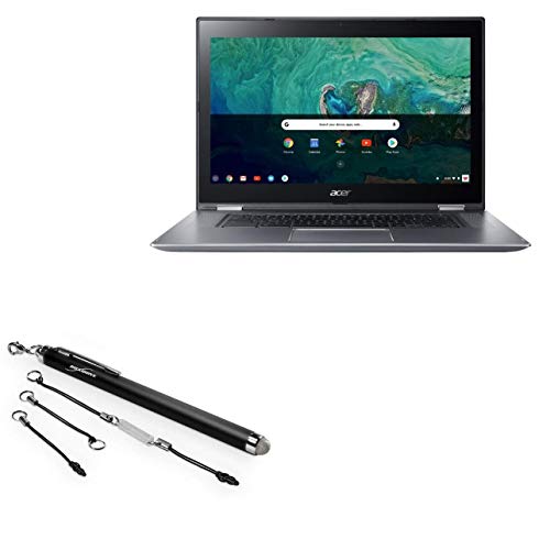 BoxWave Eingabestift kompatibel mit Acer Chromebook Spin 15 (CP315) (Eingabestift von BoxWave) – EverTouch kapazitiver Stylus, kapazitiver Eingabestift mit Faserspitze, Tiefschwarz von BOXWAVE CORPORATION