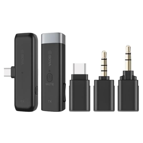 Boya BY-WM3U Wireless Lavalier Microphone, Black von BOYA