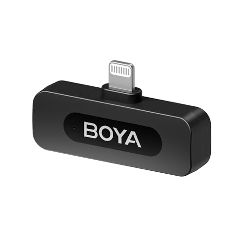 Boya by-V Drahtloses Lavalier Mikrofon Lightning Empfänger für iPhone iPad,by-V RXD Kompatibel mit by-V TX for Vlog Live Stream Podcast Interview Videoaufnahme Boya by-V Drahtloses Lavalier Mikrofon Lightning Empfänger für iPhone iPad,by-V RXD Kompatibel mit by-V TX for Vlog Live Stream Podcast Interview Videoaufnahme von BOYA