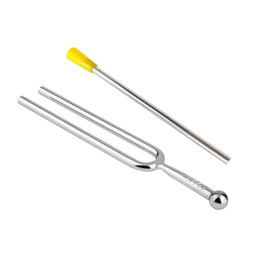 Stimmgabel aus Metall, Stimmgabel und Hammer, Set für Profession Violine Gitarre Stimmgerät Instrument Stimmgabel Schlägel Stimmgabel aus Metall, Stimmgabel und Hammer, Set für Profession Violine Gitarre Stimmgerät Instrument Stimmgabel Schlägel von BOYANDM