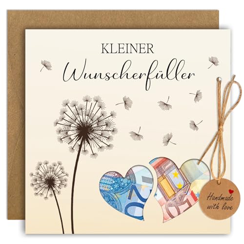 BOYATONG Wunscherfüller Geldgeschenk Verpackung - Geburtstagskarte Geldgeschenk - Geldgeschenke Geburtstag Jugendweihe Konfirmation Weihnachten Reise von BOYATONG