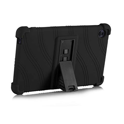 BOZONLI Generisch Tablet Hülle für Huawei 2020 Mate Pad T8 KOB2-L09 / W09 8 Zoll Tablet, Silikon Tablet Cover Case Schutzhülle mit Standfunktion, Schwarz von BOZONLI