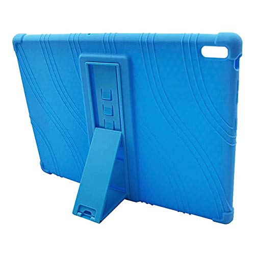 BOZONLI Generisch Tablet Hülle für Lenovo Tab E10 TB-X104/N 10,1-Zoll-Tablet, Silikon Tablet Cover Case Schutzhülle mit Standfunktion, Blau von BOZONLI
