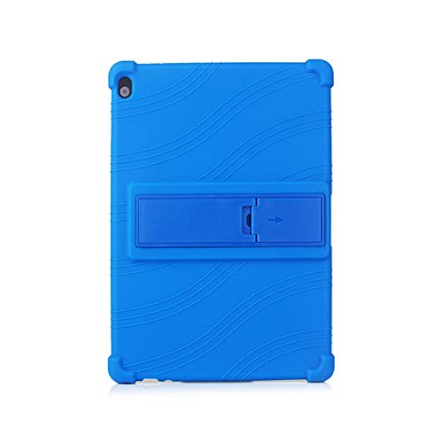 BOZONLI Generisch Tablet Hülle für Lenovo Tab P10 TB-X705F/N / M10 / X605 / X505 10,1 Zoll Tablet, Silikon Tablet Cover Case Schutzhülle mit Standfunktion, Blau von BOZONLI