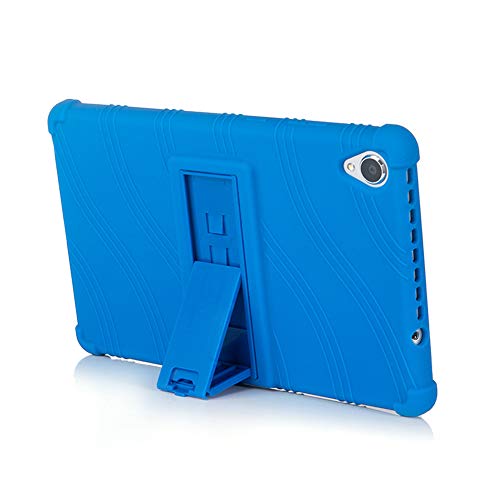 Generisch Tablet Hülle für Lenovo 2019 Tab M8FHD / M8HD / TB-8505 / TB8705 8 Zoll Tablet, Silikon Tablet Cover Case Schutzhülle mit Standfunktion, Blau von BOZONLI