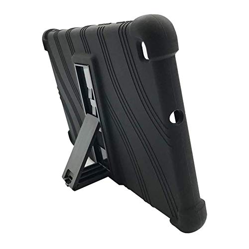 BOZONLI Generisch Tablet Hülle für Samsung Galaxy Tab A SM-T290/T295 8-Zoll Tablet, Silikon Tablet Cover Case Schutzhülle mit Standfunktion, Schwarz von BOZONLI