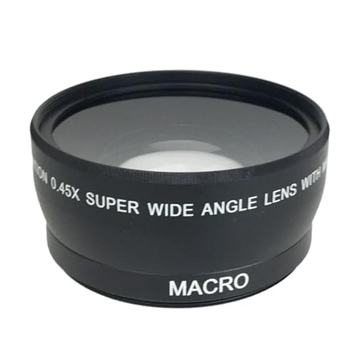 58MM 0,45x Weitwinkel mit Makroobjektiv Weitwinkelobjektiv, for Canon for Nikon EOS 350D/ 400D/ 450D/ 500D/ 1000D/ 550D/ 600D/ 1100D von BOtizr