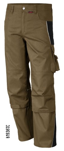 Arbeitshose QUALITEX PRO MG 245 Khaki/Schwarz Gr. 56 von BP