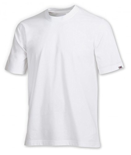 BP 1121-255-21-3XL Unisex-T-Shirt, 1/2 Ärmel, Rundhals, Länge 70 cm, 180,00 g/m² Baumwolle mit Stretch, weiß ,3XL von BP