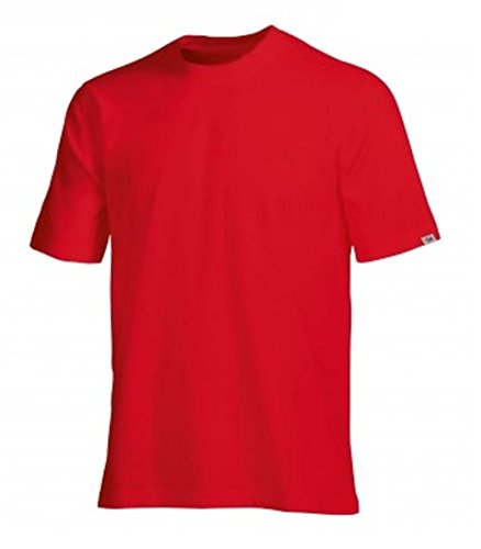BP 1121-255-81-3XL Unisex-T-Shirt, 1/2 Ärmel, Rundhals, Länge 70 cm, 180,00 g/m² Baumwolle mit Stretch, rot ,3XL von BP