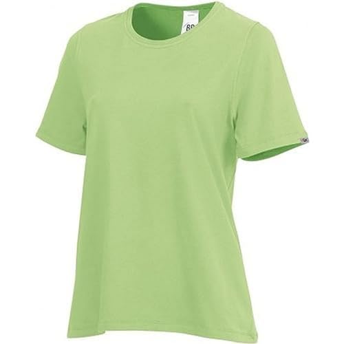 BP 1160-255-78-M T-Shirt für Frauen, 1/2 Ärmel, Rundhals, Länge 64 cm, 180,00 g/m² Baumwolle mit Stretch, hellgrün ,M von BP
