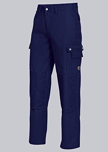 BP 1493-720-10-25 Arbeitshosen, Jeans-Stil mit mehreren Taschen, 305,00 g/m² Verstärkte Baumwolle, dunkelblau, 25 von BP