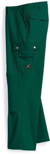 BP 1493-720-74-49 Arbeitshosen, Jeans-Stil mit mehreren Taschen, 305,00 g/m² Verstärkte Baumwolle, mittelgrün, 49 von BP