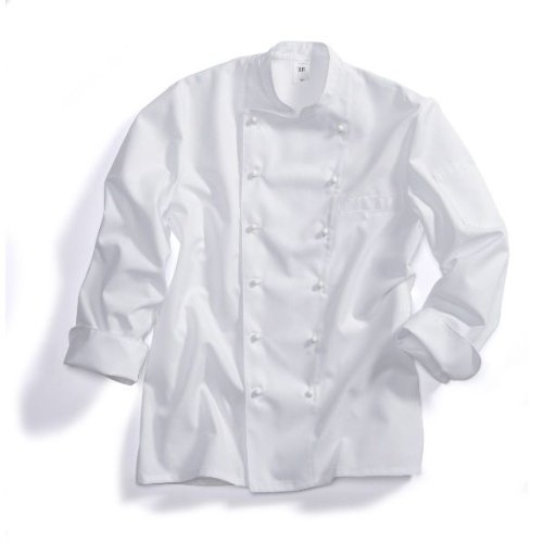 BP 1503-400-21-50 Kochjacke, 1/1 Ärmel mit Manschetten, 215,00 g/m² Stoffmischung, weiß, 50 von BP